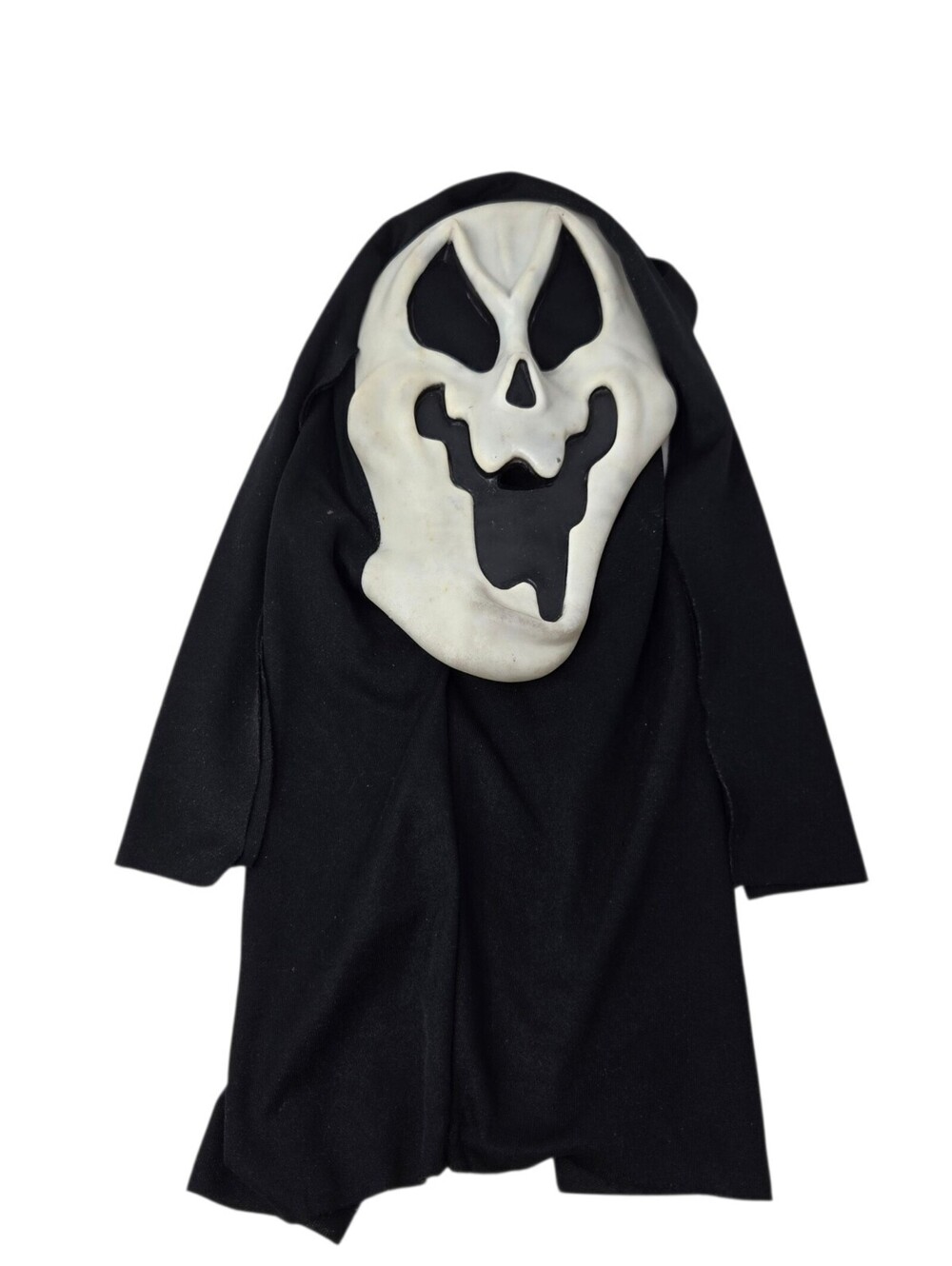 Vintage Ghost Face Scream Smile Mask Easter Unlimited Inc Fun World Adult